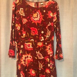 Floral Old Navy dress with bell sleeve detail